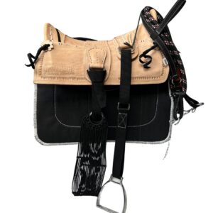 Arreio Pantaneiro São José Argola Aço Níquel Completo 09 Peças Nylon e Percinta