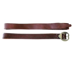 Látego de Sola Oleado Duplo com Fita 38mm Aço Níquel