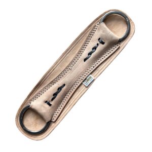 Travessão para Arreio Pantaneiro Argola de Aço Níquel Pequeno Dianteiro