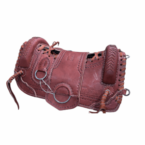 Arreio Charuto Especial Maior Banana Trabalhada Argola Aço Níquel Sola Meio Curtume Oleada Suador Vaqueta