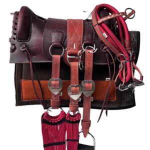 Arreio Charuto M. C. Comp. 13PÇ Meio Curtume