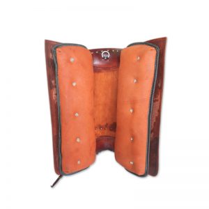 Arreio Junco Sola Meio Curtume Argola Aço Níquel - Imagem 3