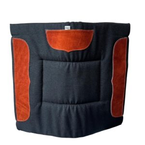 Manta para Sela M. T. Americano 2 Feltro 1 Espuma Reforço Camurça